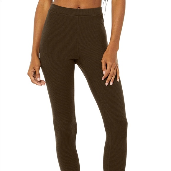 Ribbed High-waist 7/8 Blissful Legging - Picture 2 of 5